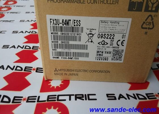 Mitsubishi FX3U-64MT/ESS Basiseenheid Ac 100-240v 32 Invoer Dc 24v 32 Transisto