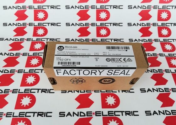 Een nieuwe AB Allen Bradley 1762-OF4 MicroLogix 4-punts analoog uitgangsmodule 1762OF4