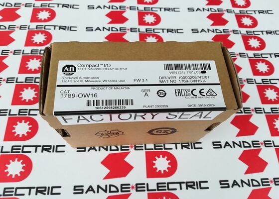 Eén nieuwe AB 1769-OW16 PLC-module in doos 1769OW16 1769-0W16 Relay Output