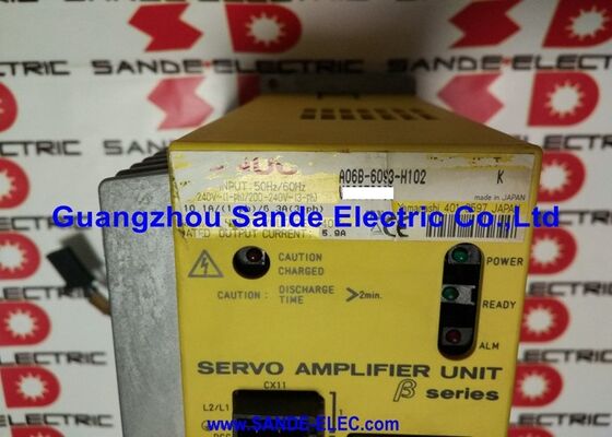 Fanuc Servo Versterker Eenheid 200-240VAC 6.3A/5.9Amps A06B-6093-H102 A06B6093H102 A06B-6093-H102
