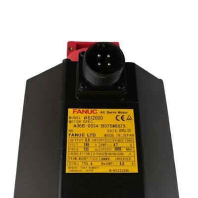 Nieuwe en gebruikte FANUC servomotor A06B-0034-B075#0075 A06B0034B075#0075 AO6B-OO34-B075#OO75