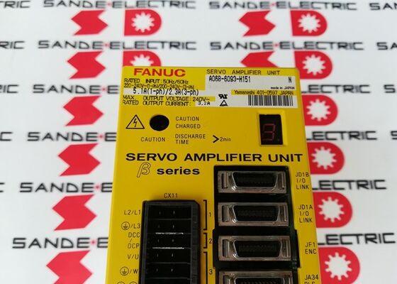 A06B-6093-H151 FANUC AC servoversterker A06B6093H151 AO6B-6O93-HI5I
