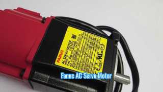 FANUC A06B-0235-B605 AiS8/4000 servomotor | Conische as 90V rem CNC-motor